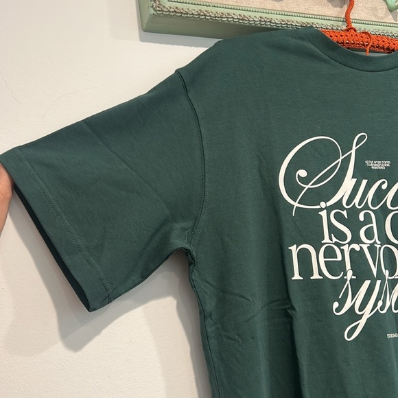 Active After Coffee AAC Success Hunter Green Graphic Tee small men’s / unisex - Picture 3 of 8